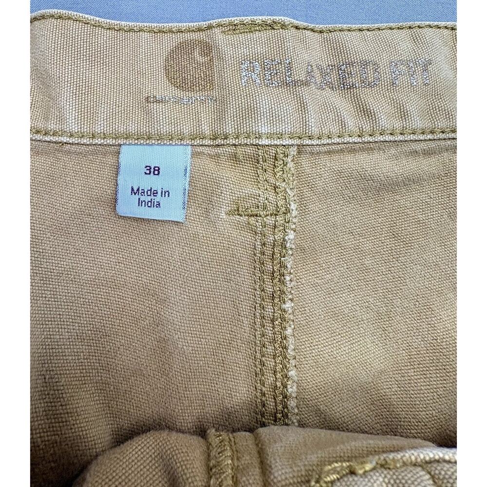 Carhartt Men's Rugged Flex Relaxed Fit Canvas Work Shorts SZ 38 Inseam 10.5 - Picture 9 of 11